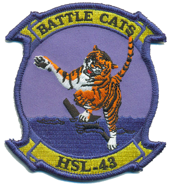 Officially Licensed US Navy HSL-43 Battle Cats Patch