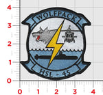 Officially Licensed US Navy HSL-45 Wolfpack Patch