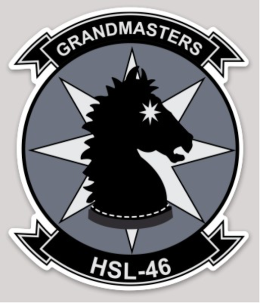 US Navy Helicopter Squadron HSL-46 Sticker