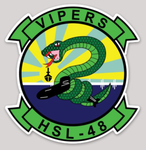 US Navy Helicopter Squadron HSL-48 Sticker