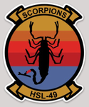 US Navy Helicopter Squadron HSL-49 Sticker