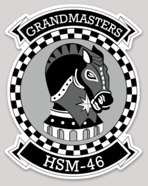 US Navy Helicopter Squadron HSM-46 Sticker