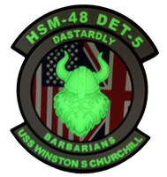 US Navy HSM-48 Dastardly Barbarians DET 5 PVC Patch