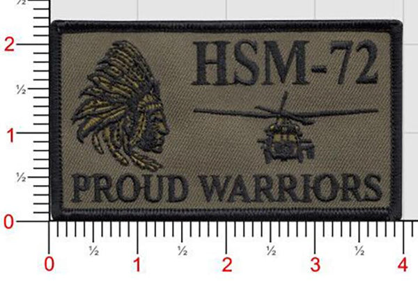 Official HSM-72 Proud Warrior Command Flag Patch