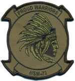 Officially Licensed US Navy HSM-72 Proud Warriors Squadron Patches