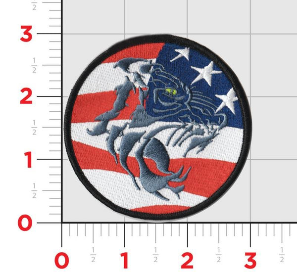 Official US Navy HSM-73 Battle Cats American Flag Patch