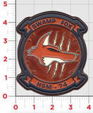 Officially Licensed US Navy HSM-74 Swamp Fox Leather Patches