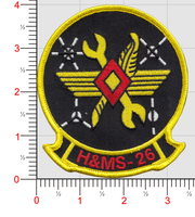 Officially Licensed USMC H&MS 26 Patch