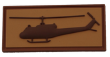 UH-1 Huey PVC Tab Patch with Hook & Loop