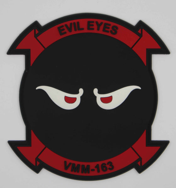 Officially Licensed USMC VMM-163 Evil Eyes PVC Patch