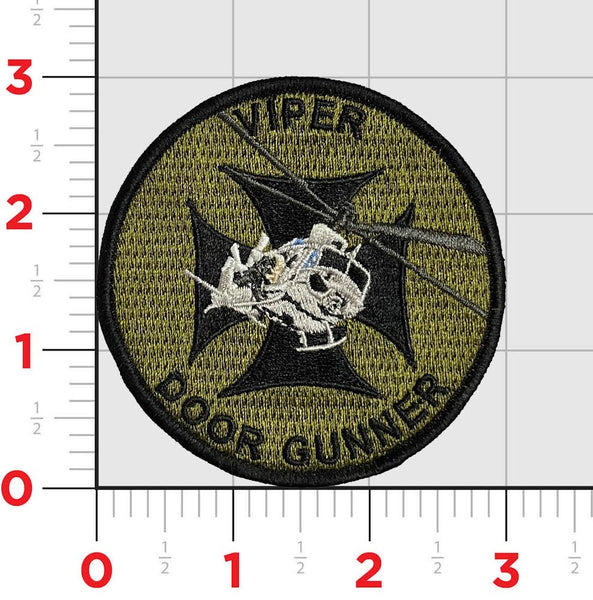 Official HMLA-169 Vipers Door Gunner Shoulder Patch