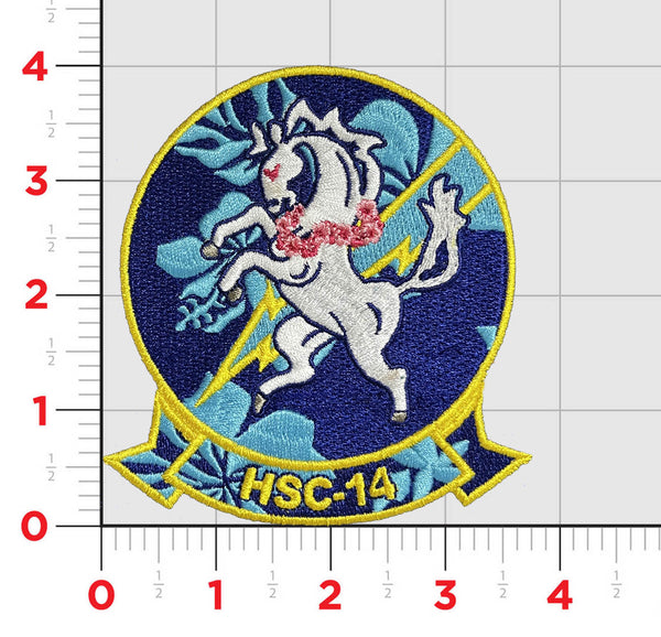 Official HSC-14 Chargers Holiday Patches