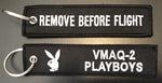VMAQ-2 Playboys REMOVE BEFORE FLIGHT Key Ring