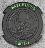 Officially Licensed USMC VMU-1 Watchdogs PVC Patches