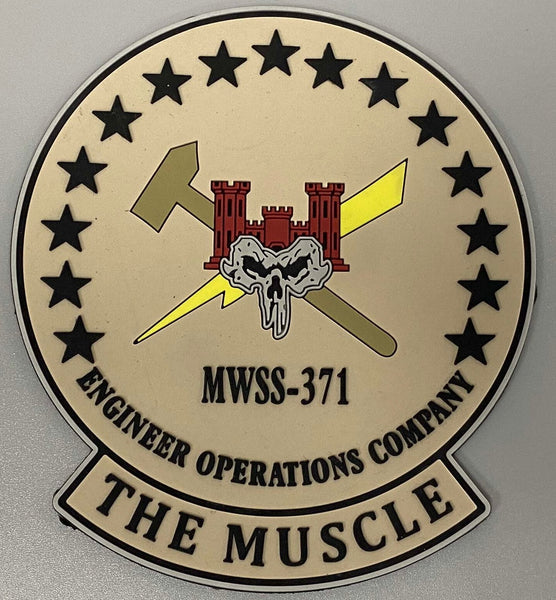 Official MWSS-371 (The Muscle) PVC Patch