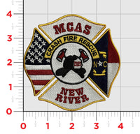 Officially Licensed MCAS New River Crash Fire Rescue Patch