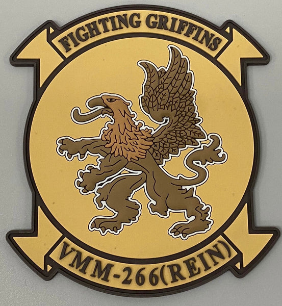 Officially Licensed USMC VMM-266 Fighting Griffins (REIN) PVC Patch
