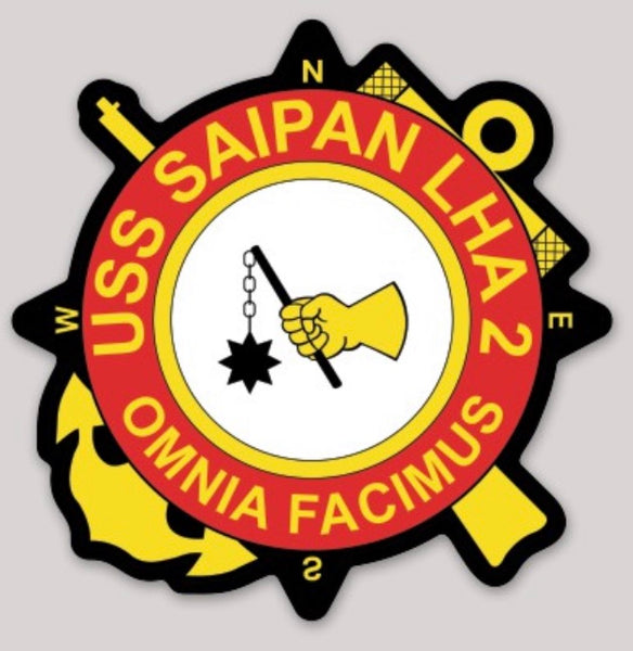 USS Saipan LHA-2 Sticker