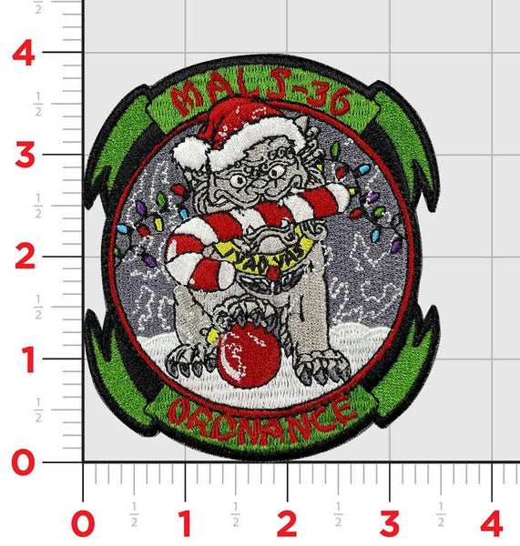 Official MALS-36 Ordnance Christmas Patch