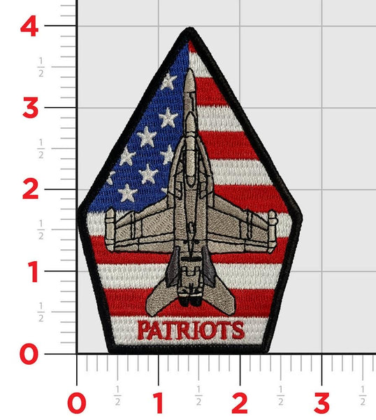 Official VAQ-140 Patriots EA-18 Growler Shoulder Patch