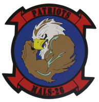 Officially Licensed USMC MALS-26 Patriots Patches