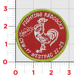 Official VFA-22 Fighting Redcocks WestPac 22-23 Shoulder Patch