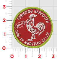 Official VFA-22 Fighting Redcocks WestPac 22-23 Shoulder Patch