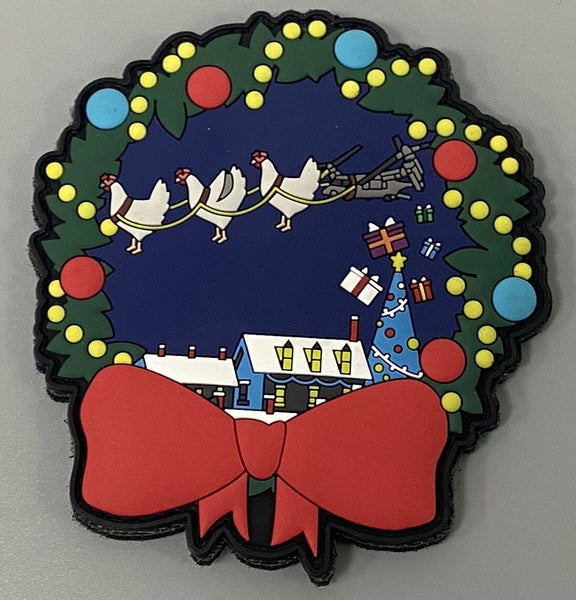 Official VMM-263 Thunder Chickens Christmas PVC Patch