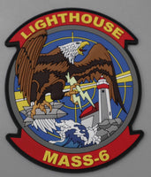 Officially Licensed MASS-6 Det B Lighthouse PVC Patches