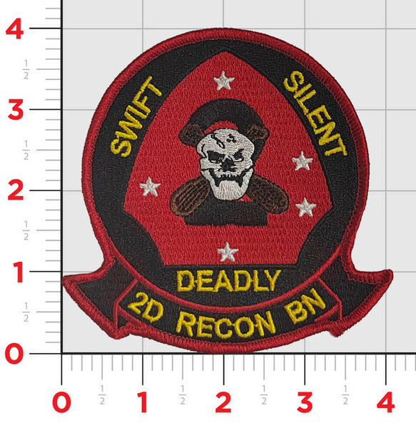 Officially Licensed USMC  2nd Recon Patch