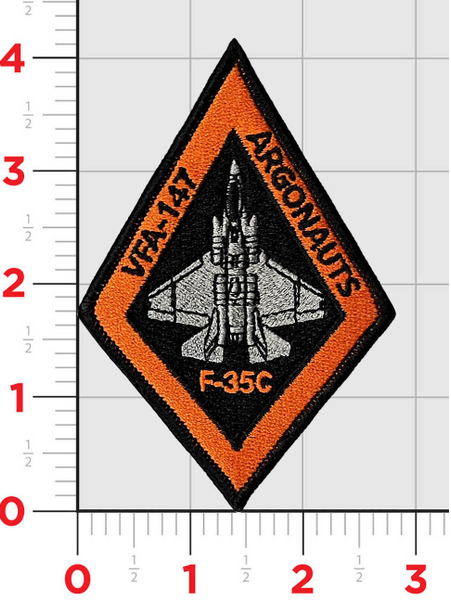 Official US Navy VFA-147 Argonauts Shoulder Patch