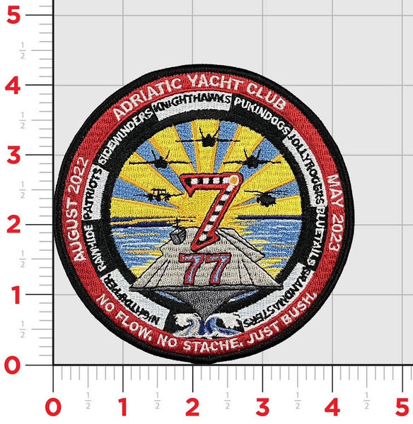 Official VFA-136 KnightHawks 2022-23 Bush Cruise Patch