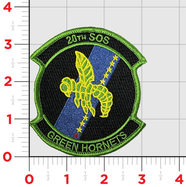 USAF 20th SOS Green Hornets Squadron Patch