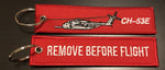 USMC CH-53E Remove Before Flight Key Ring