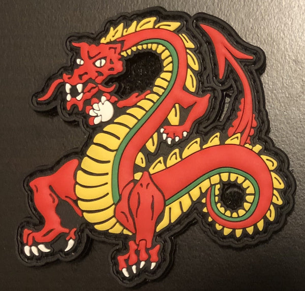 Official VMM-268 Red Dragon Mascot Trixxie PVC Patch