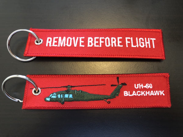 UH-60 Blackhawk REMOVE BEFORE FLIGHT Key Ring