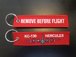 USMC KC-130 Hercules REMOVE BEFORE FLIGHT Key Ring
