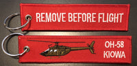 OH-58 Kiowa REMOVE BEFORE FLIGHT Key Ring