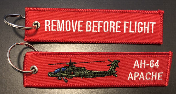 AH-64 Apache REMOVE BEFORE FLIGHT Key Ring