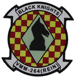 Officially Licensed USMC VMM-264 (REIN) Black Knights PVC Squadron Patch
