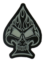 Official HMLA-267 Flagship (El Fuego) Skull PVC Glow Patch