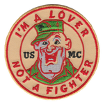 USMC I'm a Lover, Not a Fighter Patch