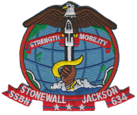 USS Stonewall Jackson SSBN-634 Patch