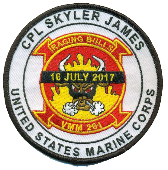CPL Skyler James Memorial Patch & Sticker