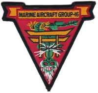 Officially Licensed USMC Marine Aircraft Group Marine Air Group MAG-16 Original Design Patch