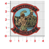 Officially Licensed USMC MALS-24 Warriors Patch