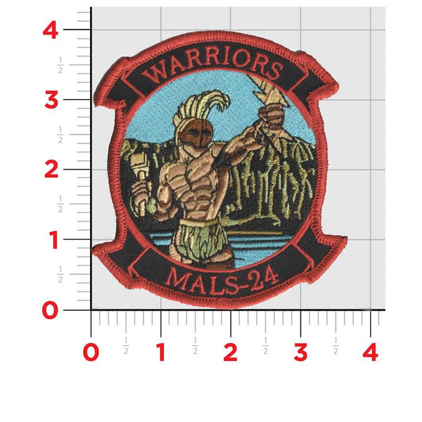 Officially Licensed USMC MALS-24 Warriors Patch