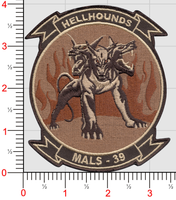 Officially Licensed USMC MALS-39 Hellhounds Patches