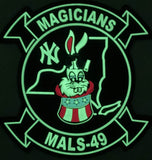 Officially Licensed USMC MALS-49 Magicians PVC Patches