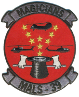 Officially Licensed USMC MALS-39 Magicians CH-46 Patch